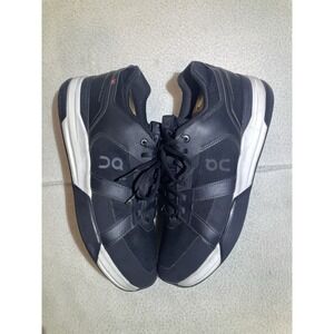 On Cloud The Roger Shoes Mens Size 10.5 Black White Tennis Sneakers Running